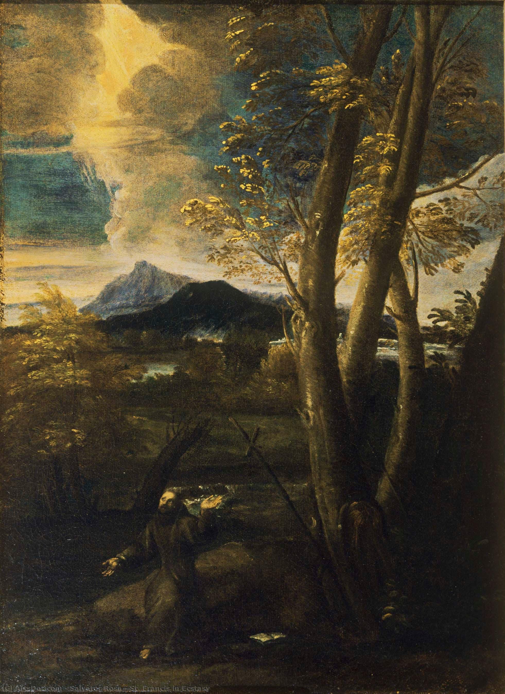 St. Francis In Ecstasy — Салватор Роса