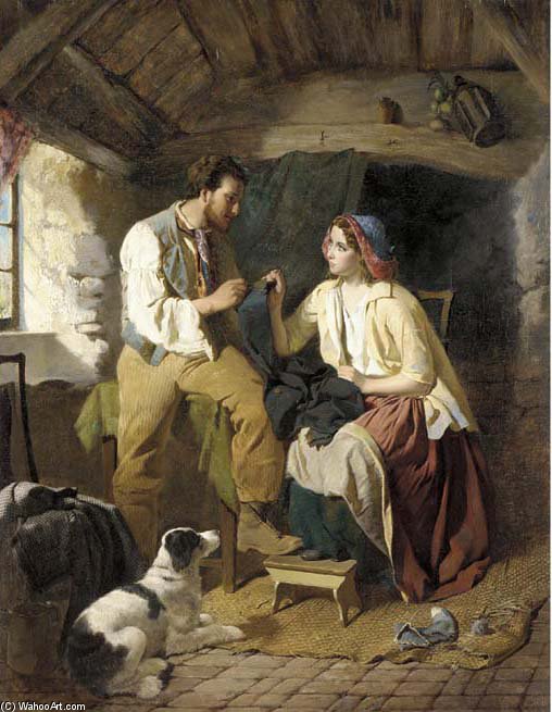 Courting The Seamstress — William Henry Midwood