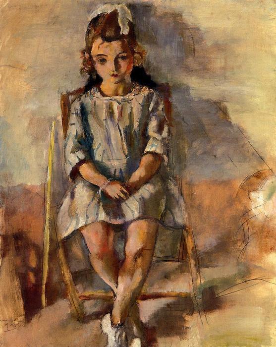 Seated Young Girl — Julius Mordecai Pincas