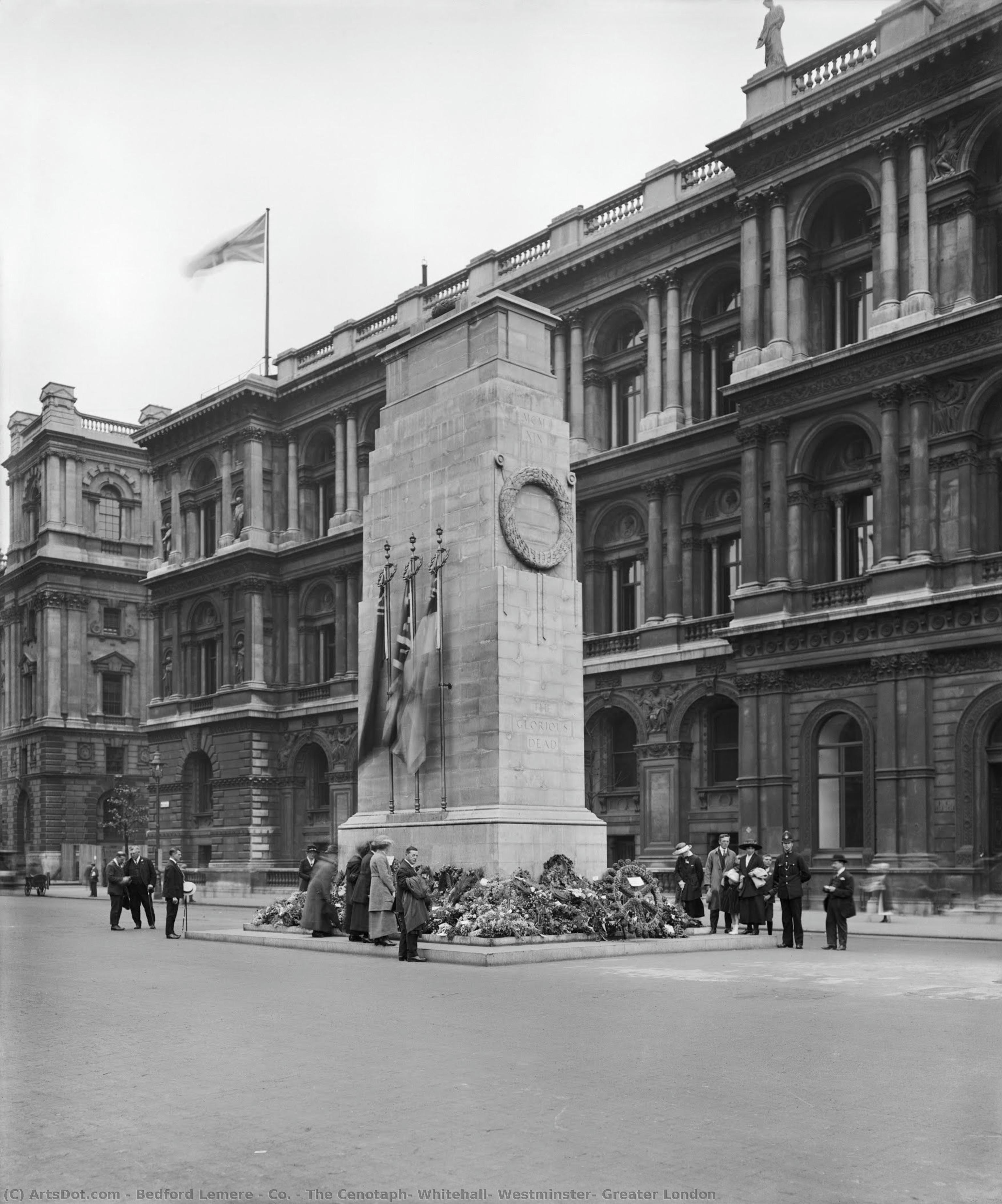The Cenotaph, Whitehall, Westminster, Greater London — Bedford Lemere & Co.