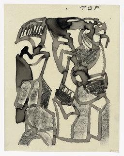 Preparatory Drawing From In Memory Of My Feelings — Grace Hartigan
