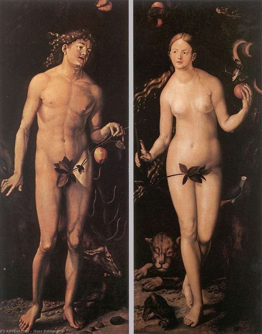 Adam And Eve — Hans Baldung