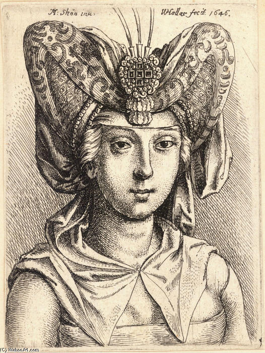 Woman With A Turban — Martin Schongauer