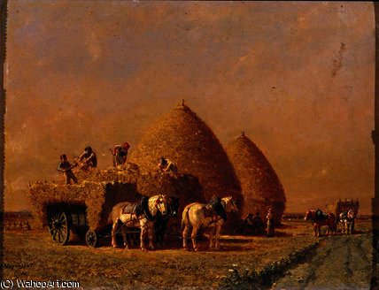 Loading The Cart — Jules Jacques Veyrassat