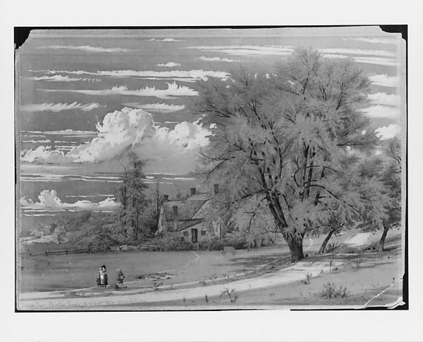 Willow Tree, Harlem Creek, New York — William Rickarby Miller