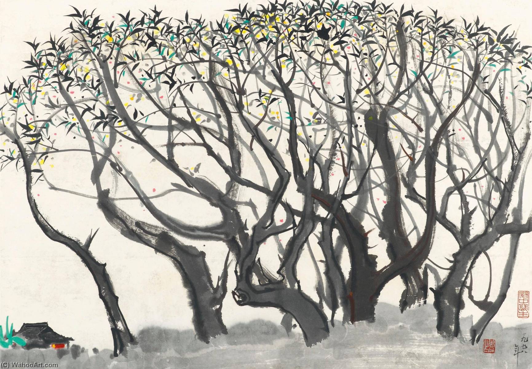 Recluse Under The Mulberry Tree — Wu Guanzhong