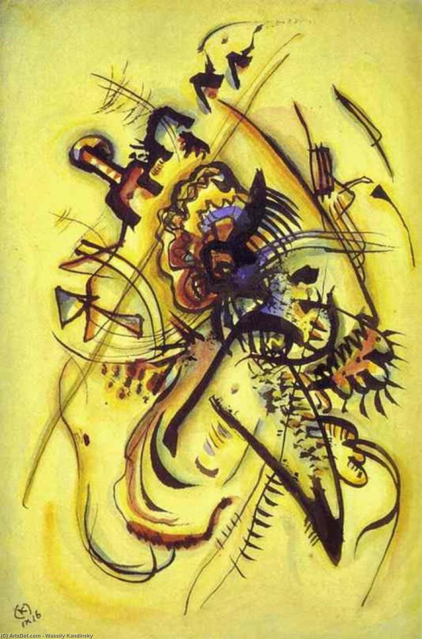 A La Voz Desconocida — Wassily Wassilyevich Kandinsky