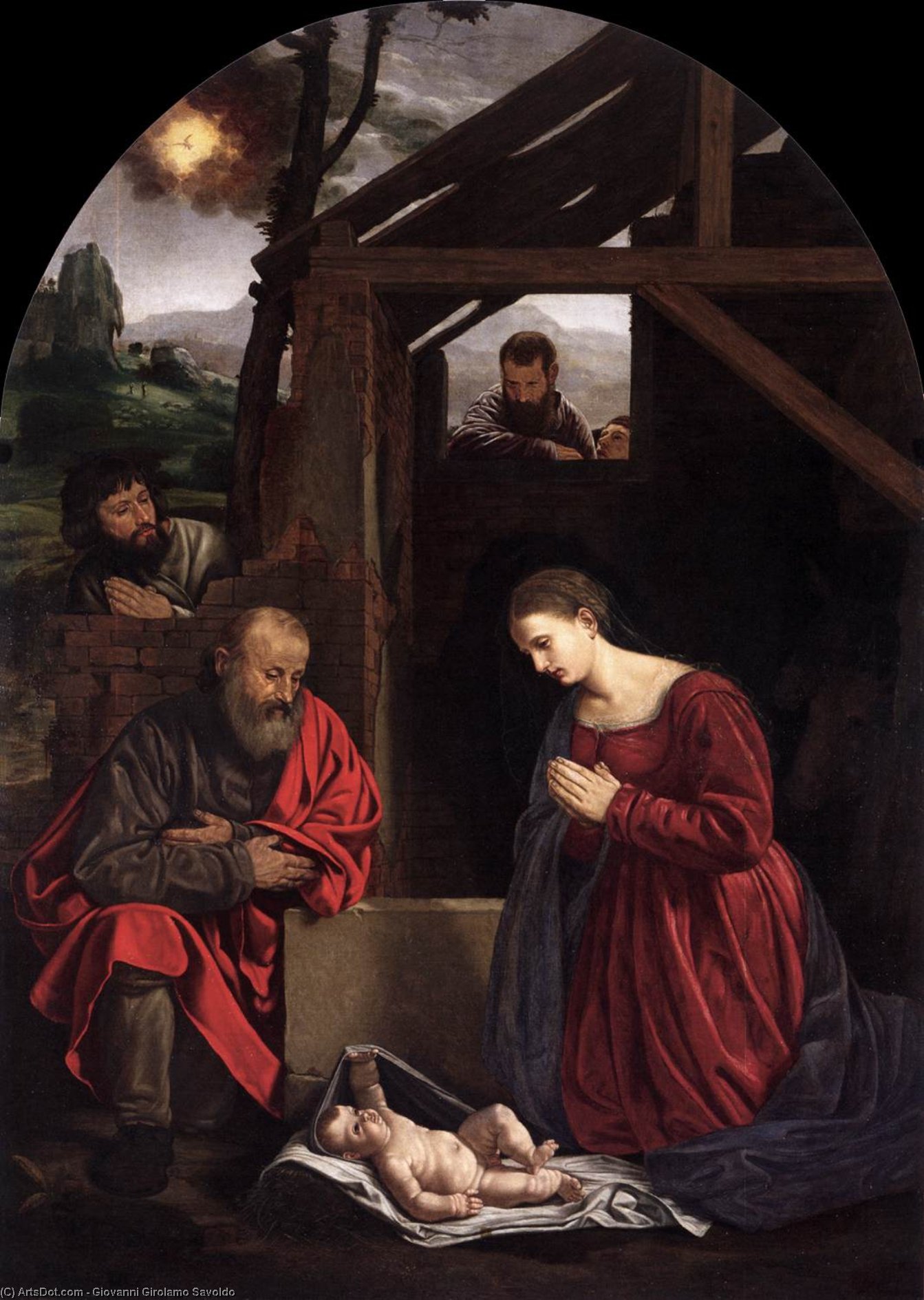 Adoration Of The Shepherds — Giovanni Gerolamo Savoldo