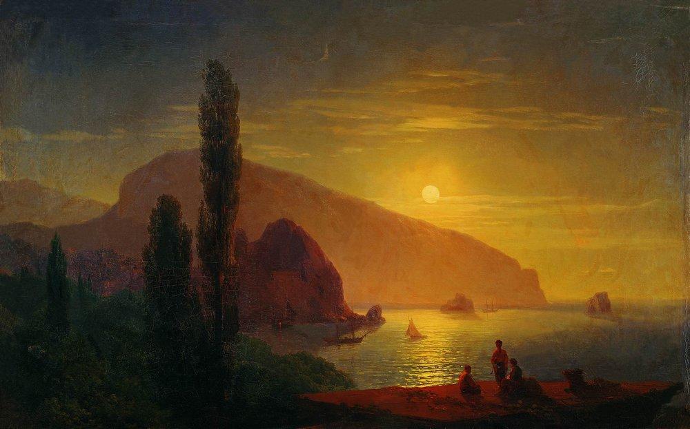 Night In The Crimea. View Of Ayu-dag — Ivan Konstantinovich Aivazovsky