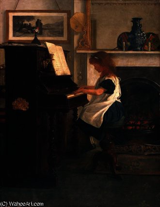 At The Piano — Henry Stacy Marks