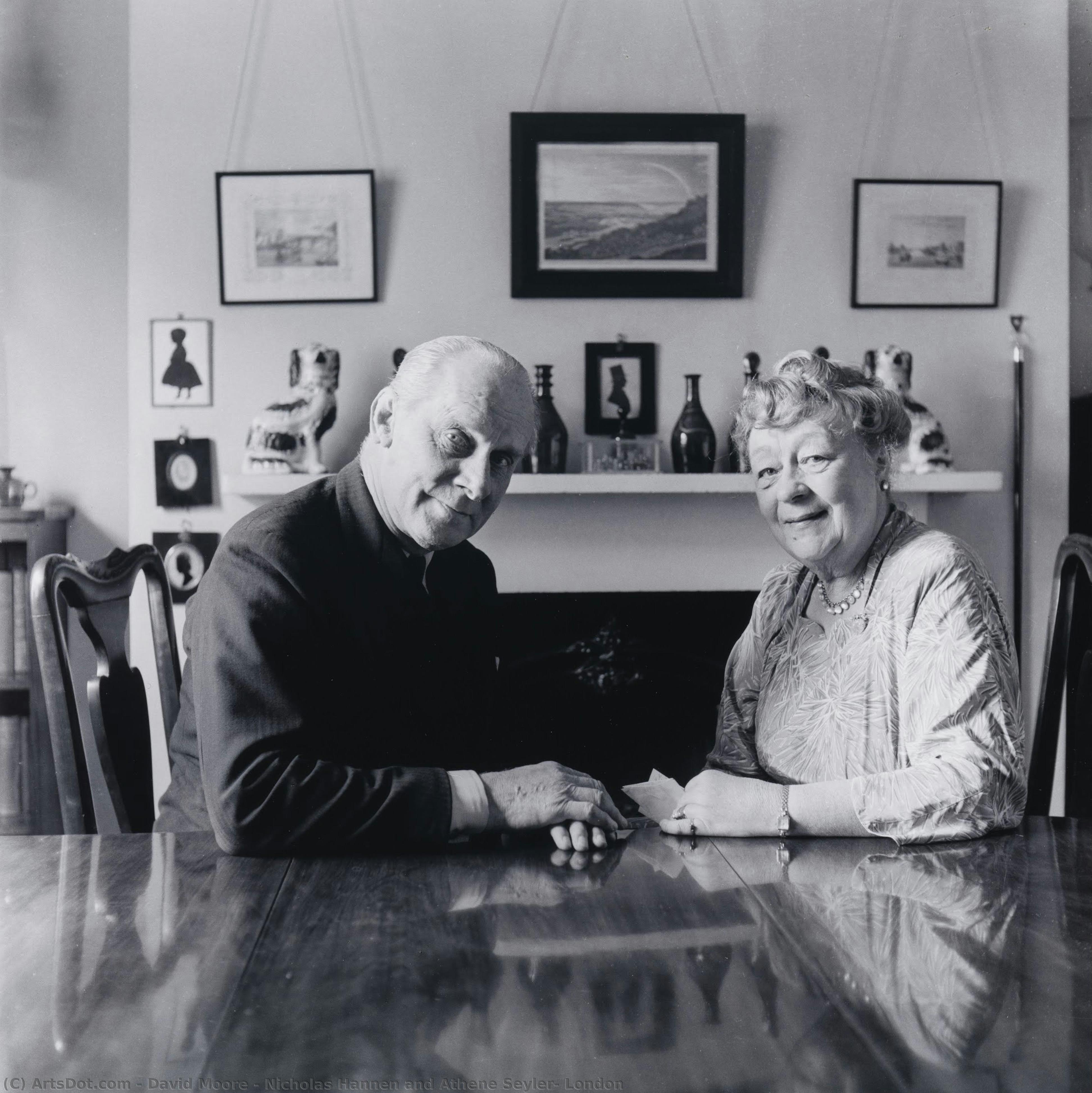 Nicholas Hannen And Athene Seyler, London — David Moore (australischer Fotograf)