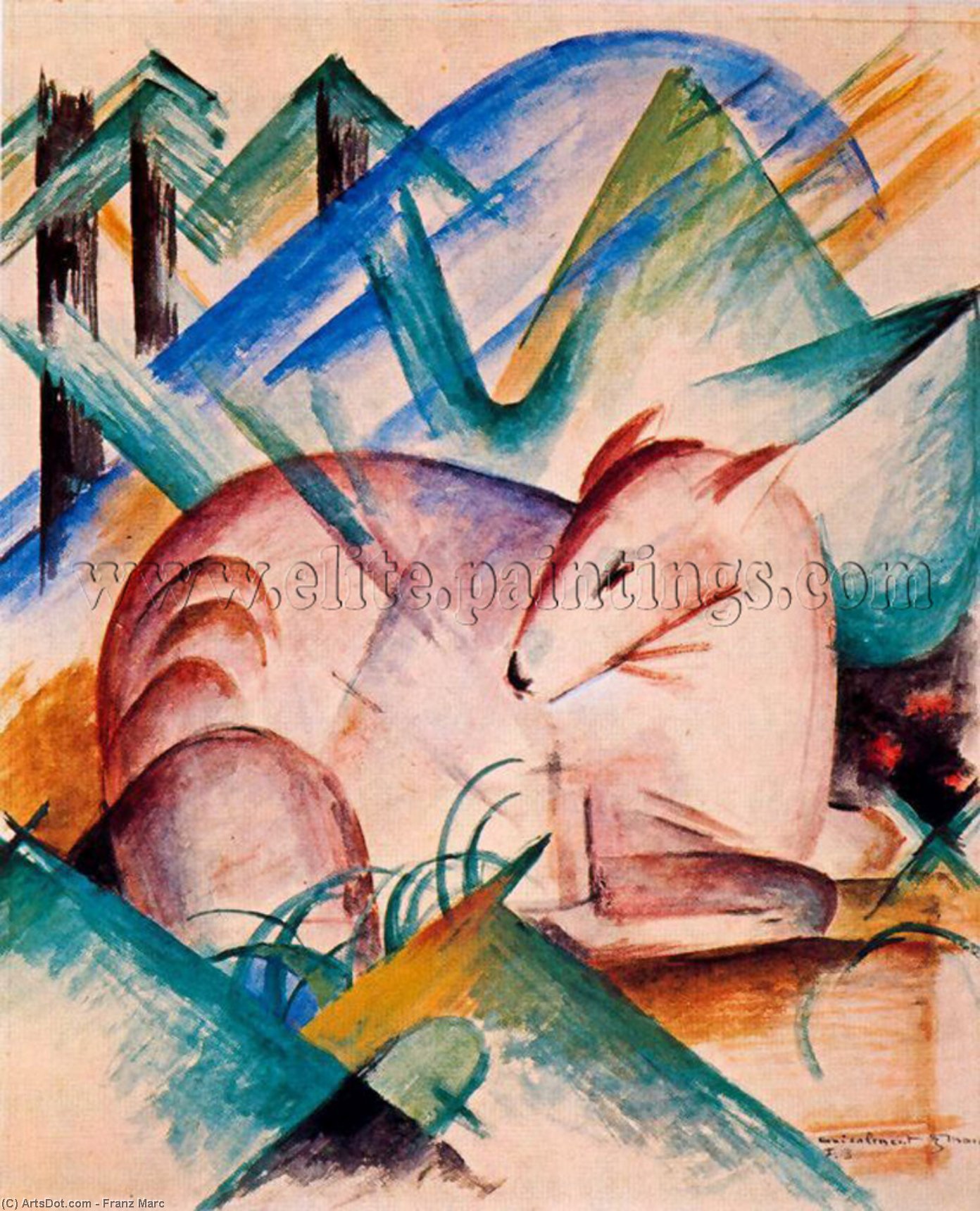 Untitled (8430) — Franz Marc