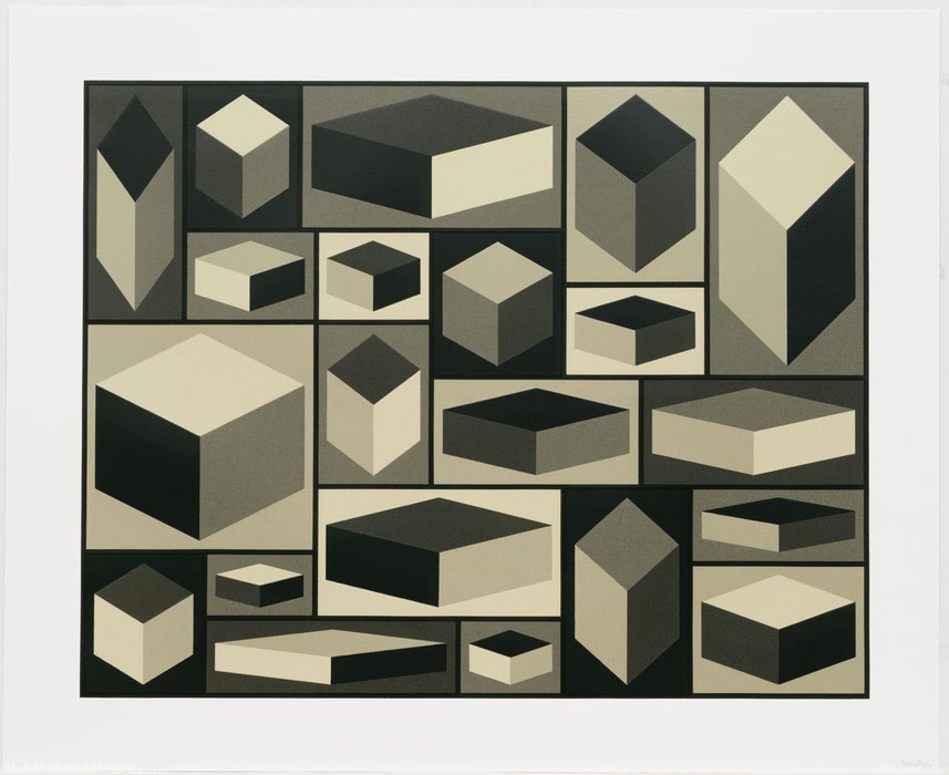 Distorted Cubes From Distorted Cubes — Sol Lewitt