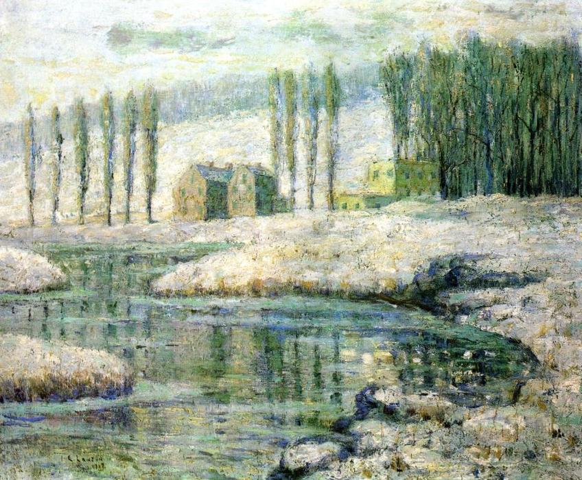 Creek In Winter — Ernest Lawson