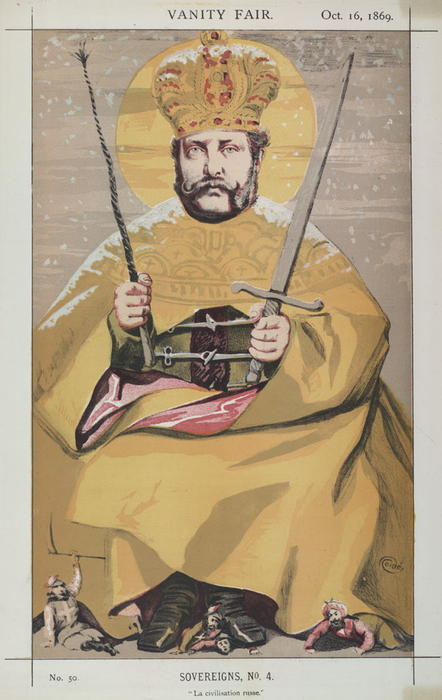 Sovereigns No.40 Caricature Of Alexander Ii Of Russia — Jacques Joseph Tissot