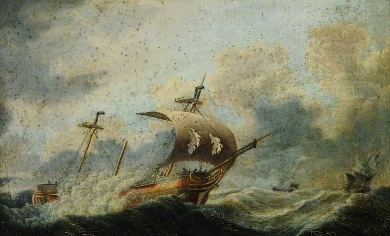 A Storm (after Van Der Velde) — Francis Hustwick