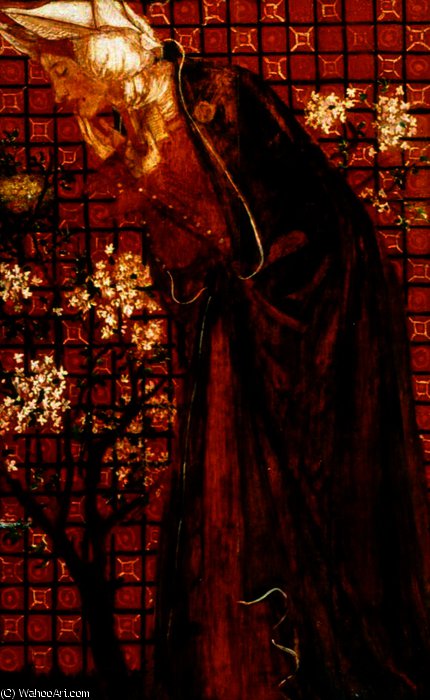 Woman Holding A Small Book — Dante Gabriel Rossetti