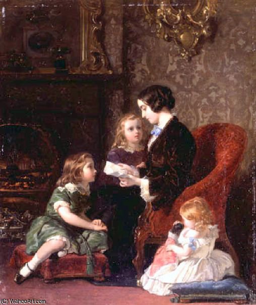 A Letter From Papa — Frederick Goodall