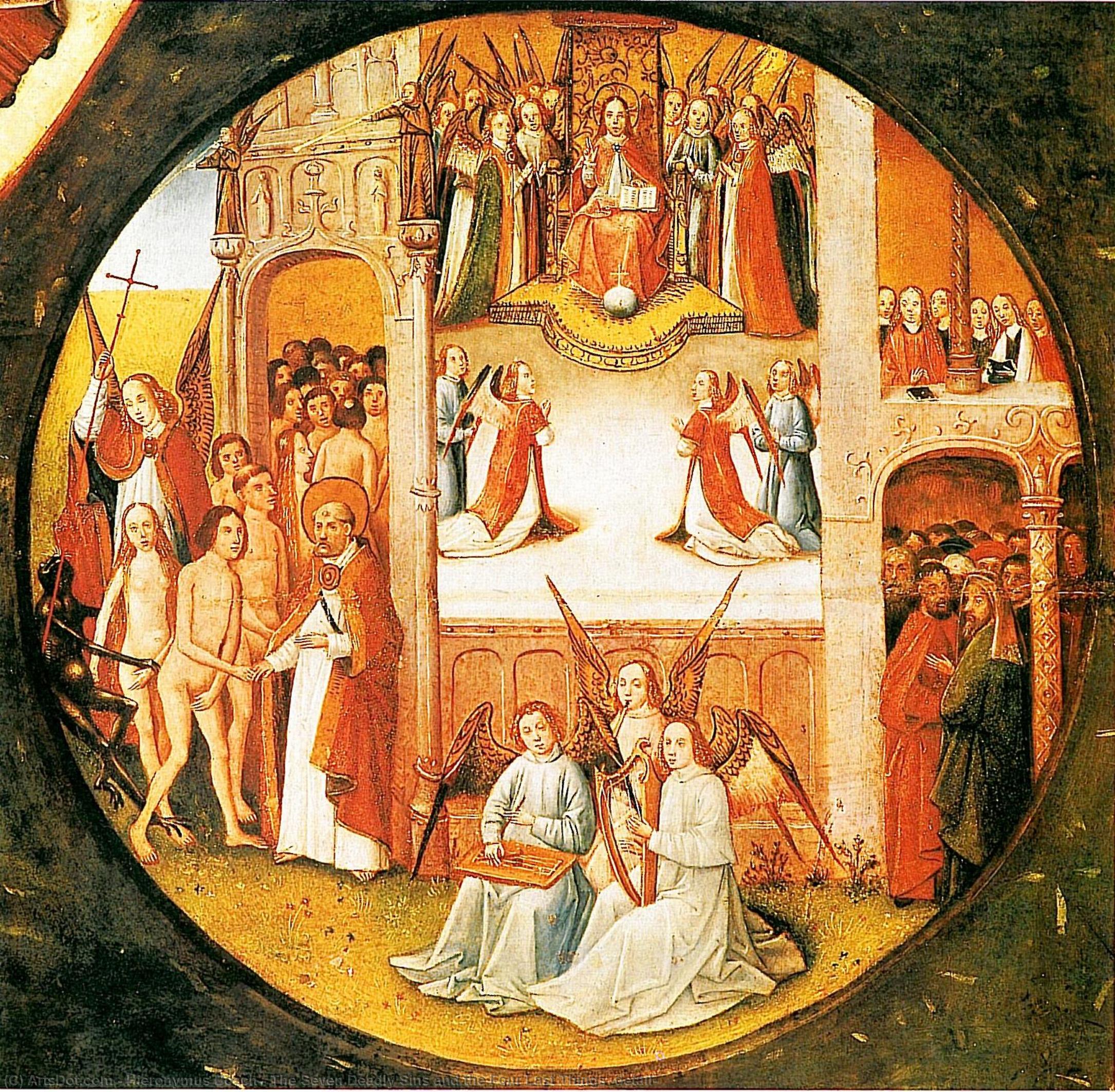 Die Sieben Todsünden Und Die Vier Letzte Dinge — Hieronymus Bosch
