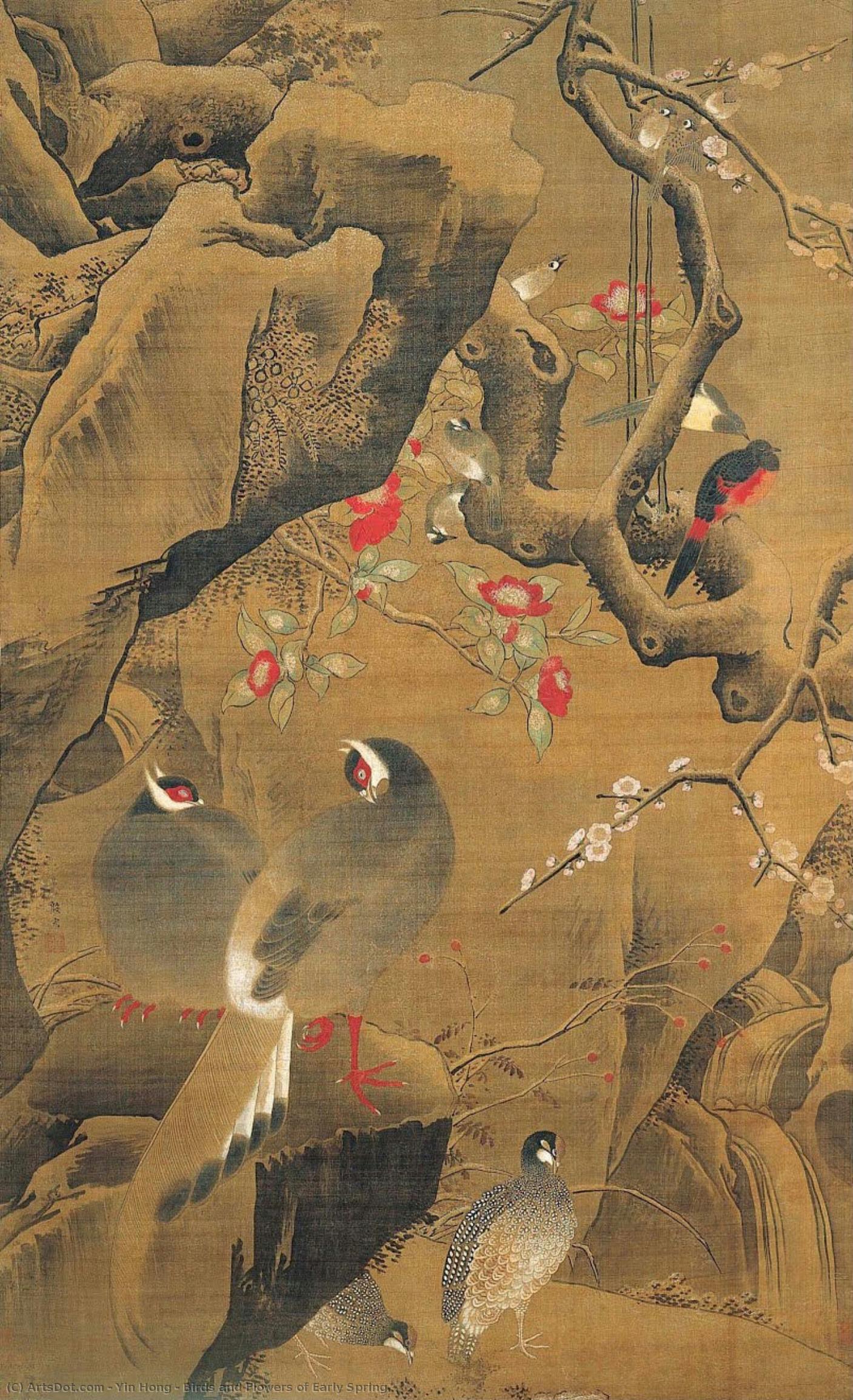 Birds And Flowers Of Early Spring — Yin Hong