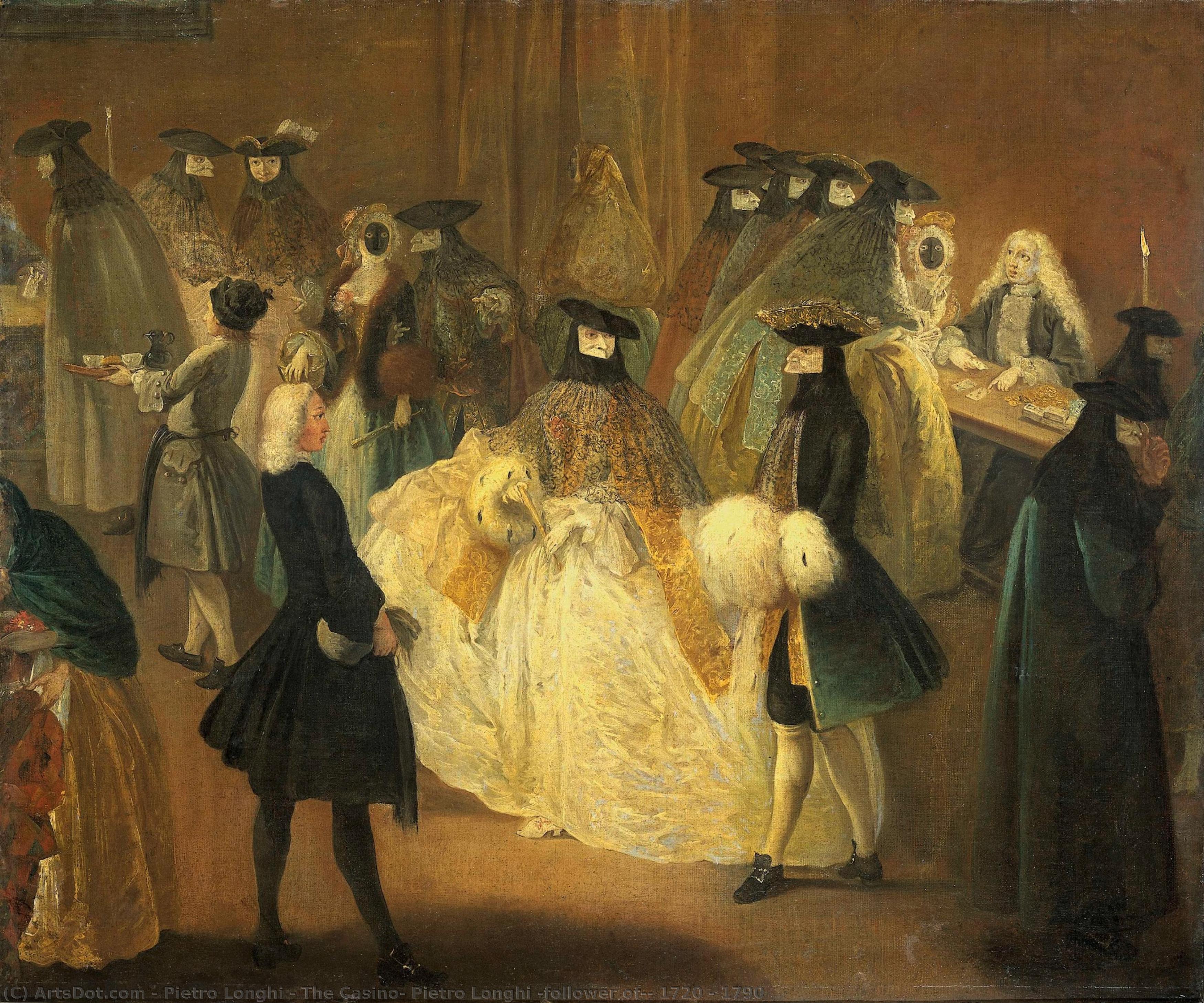 The Casino, Pietro Longhi (follower Of), 1720 - 1790 — Pietro Longhi