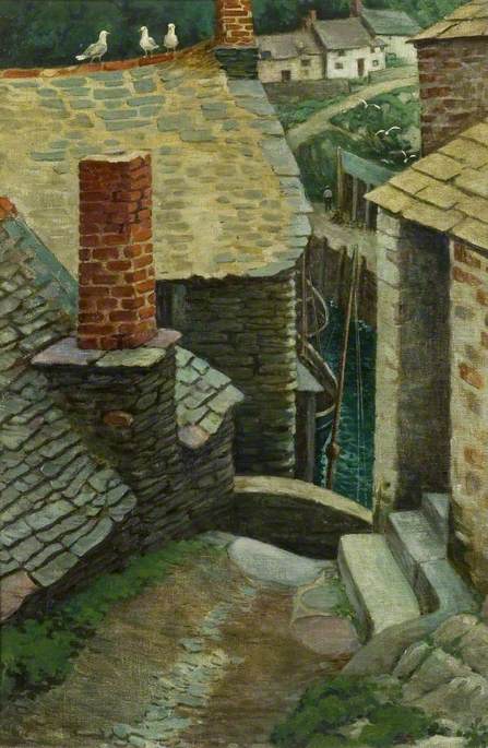 Cornish Fishing Port — Myrtle Broome