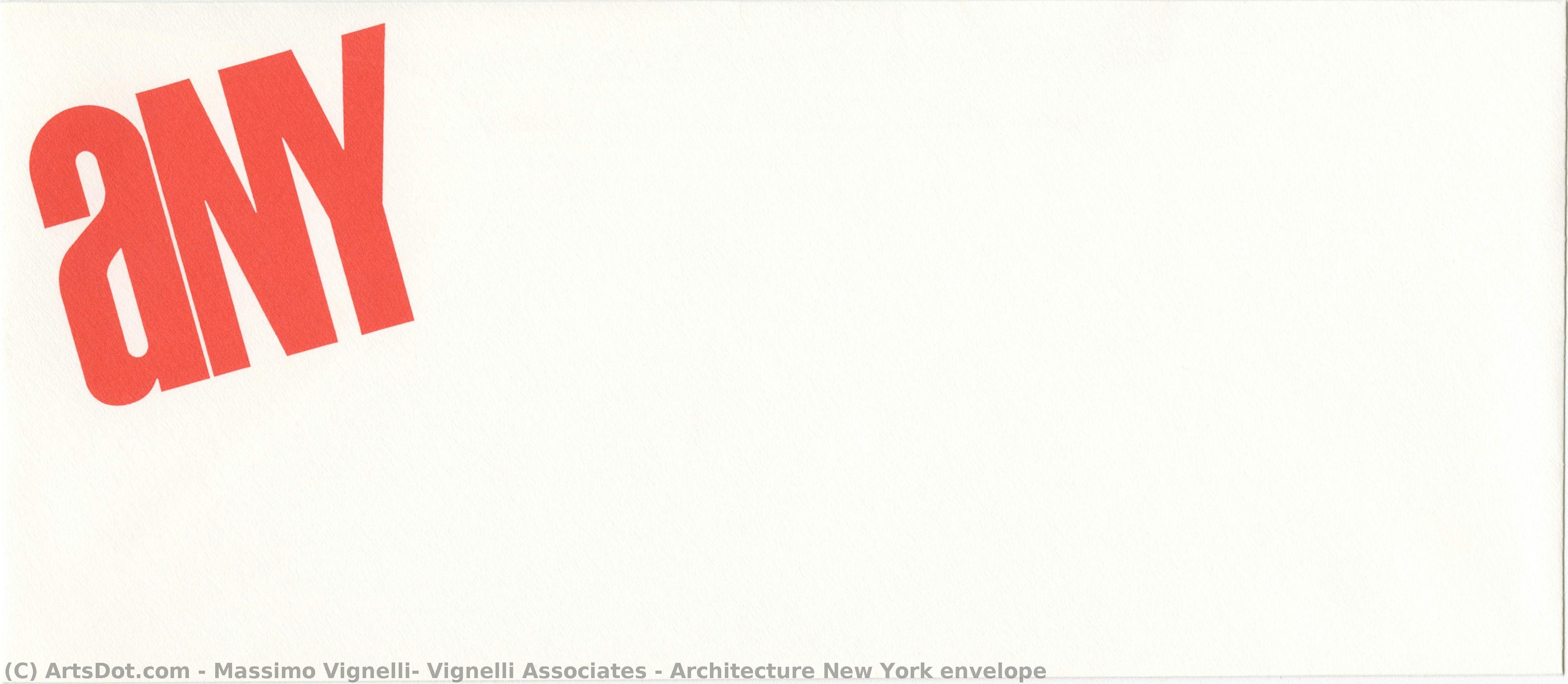 Architecture New York Envelope — Massimo Vignelli, Vignelli Associates