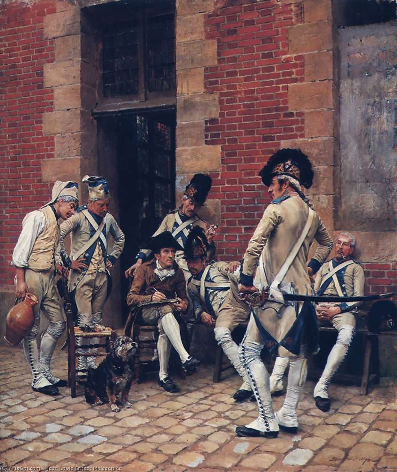 The Sergeants Portrait — Jean-louis Ernest Meissonier