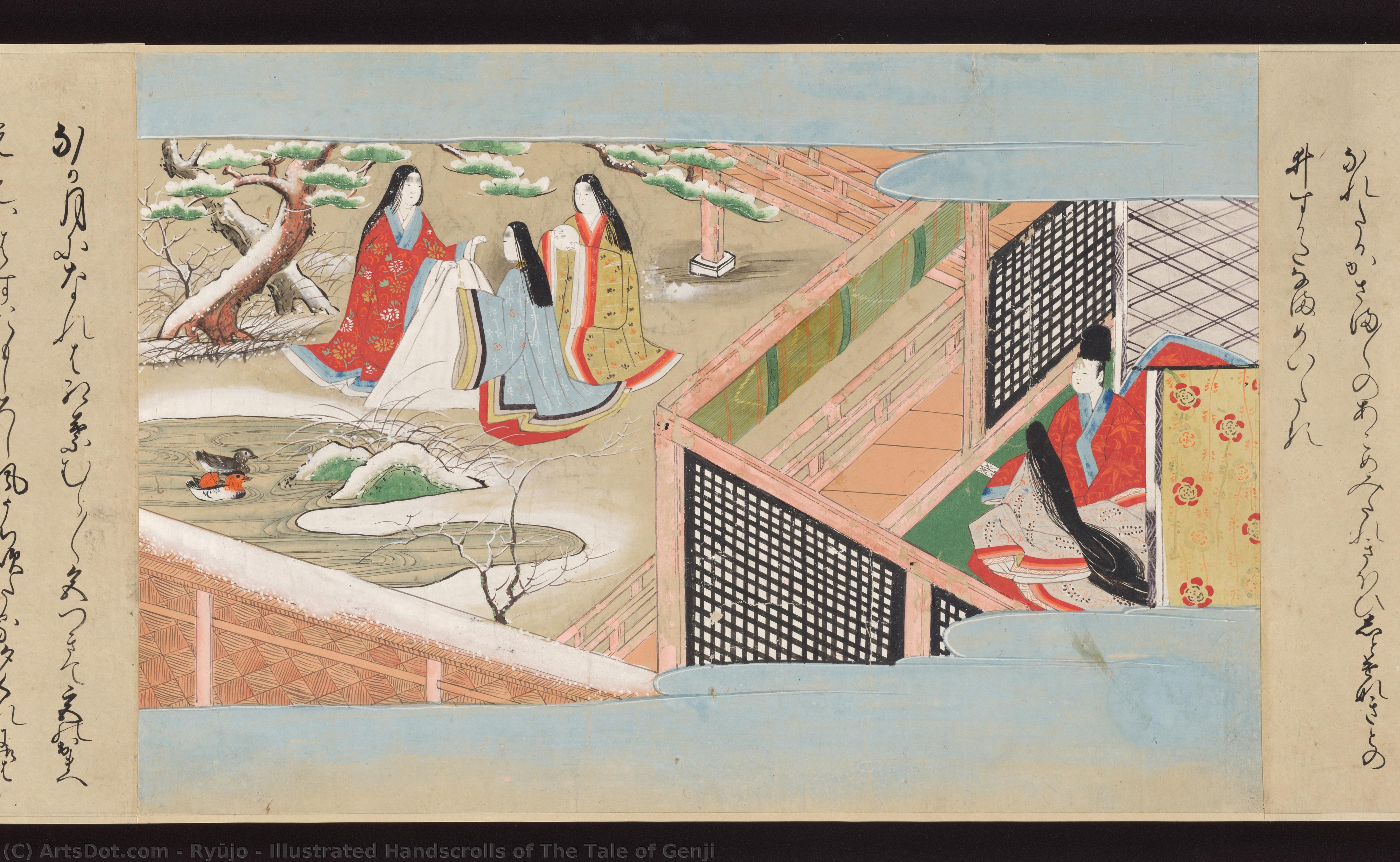 Illustrated Handscrolls Of The Tale Of Genji — Tatsujo