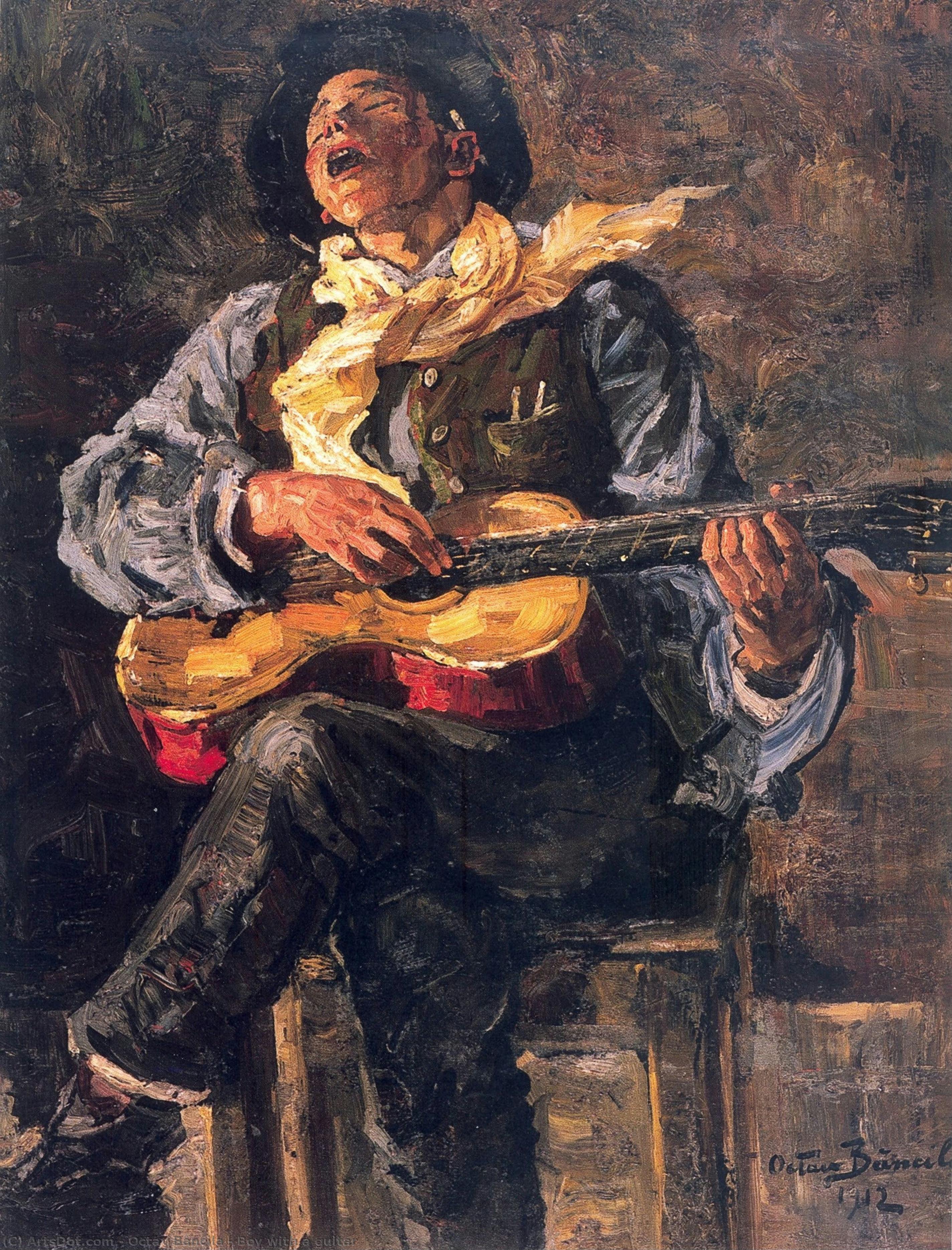 Boy With A Guitar — Octav Bancila