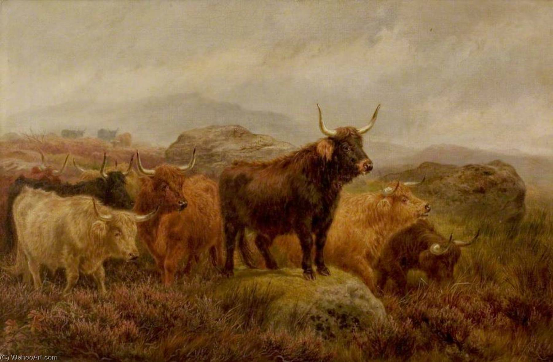 On The Scottish Moors — James Walsham Baldock