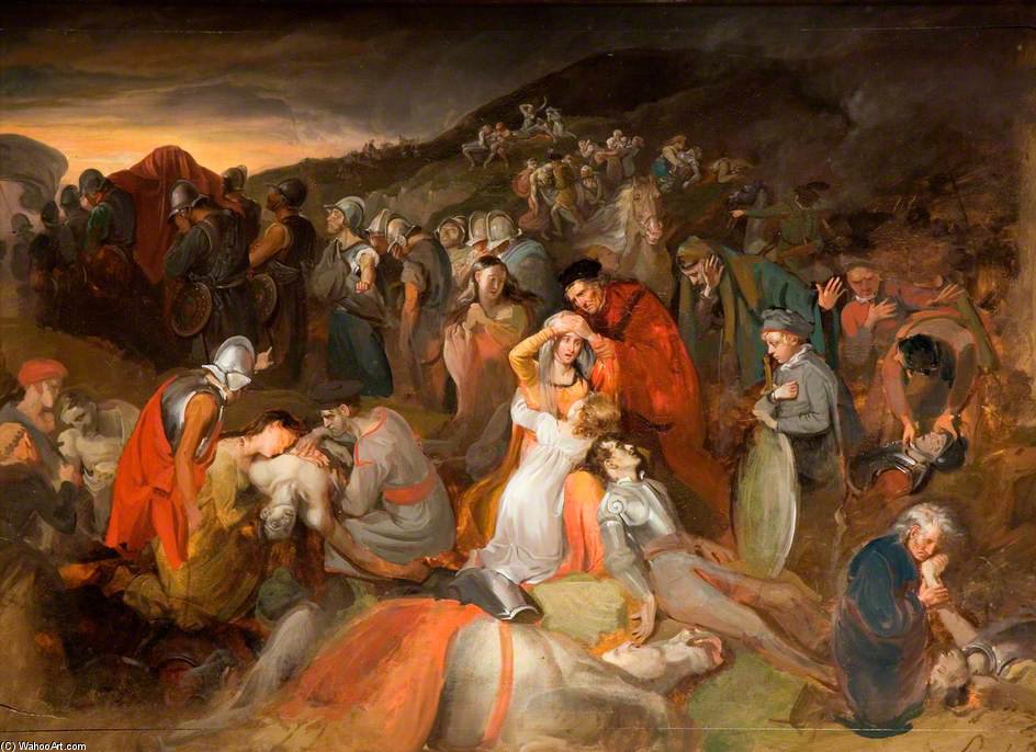 Study For 'the Day After The Battle Of Chevy Chase' — Edward Bird