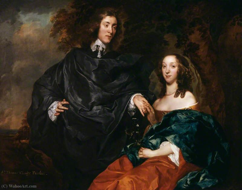 William Fairfax, 3rd Viscount Fairfax Of Emley; Elizabeth, Née Smith, Viscountess Fairfax Of Emley, Later Lady Goodricke — Gerard Soest
