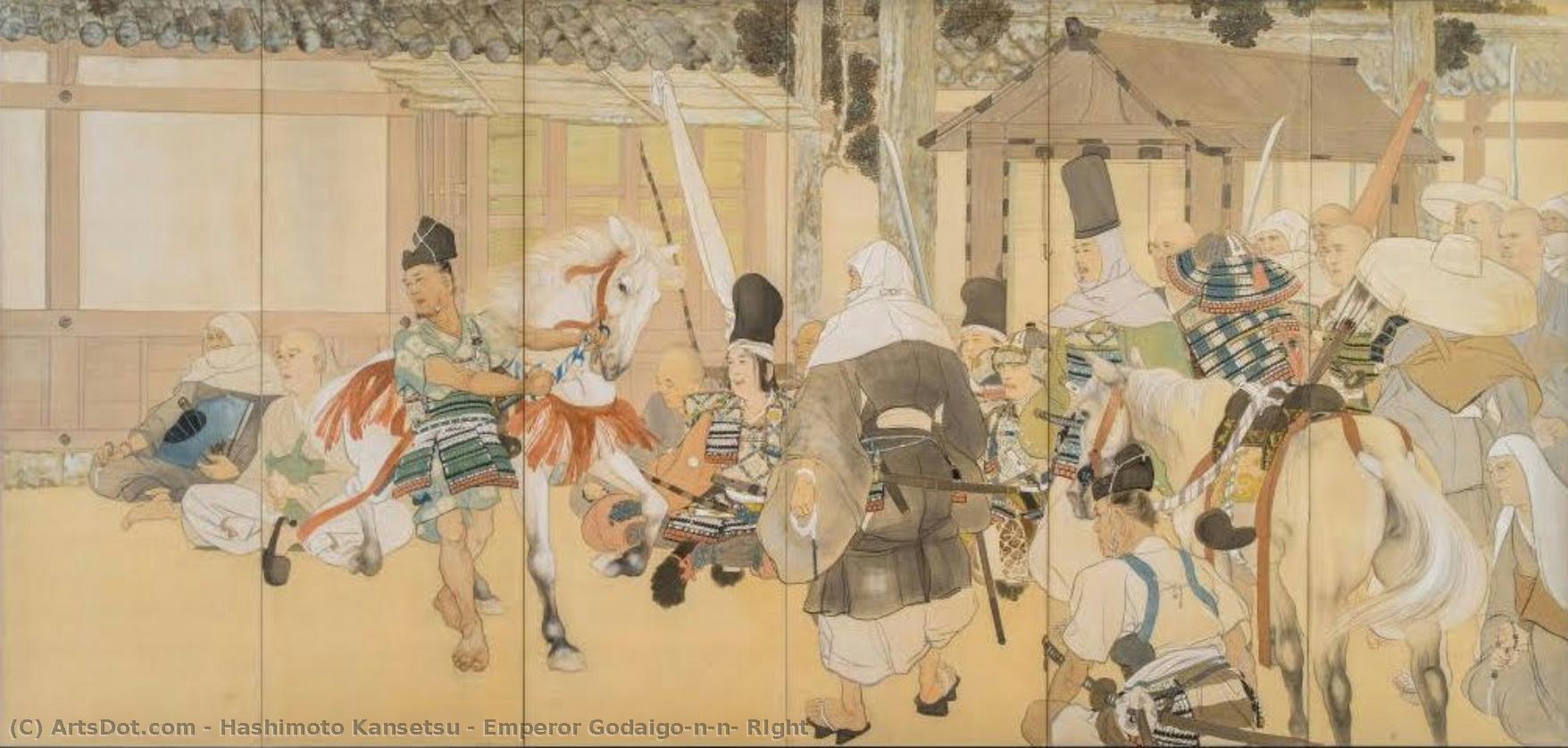 Emperor Godaigo\n\n－ Right — Hashimoto Kansetsu
