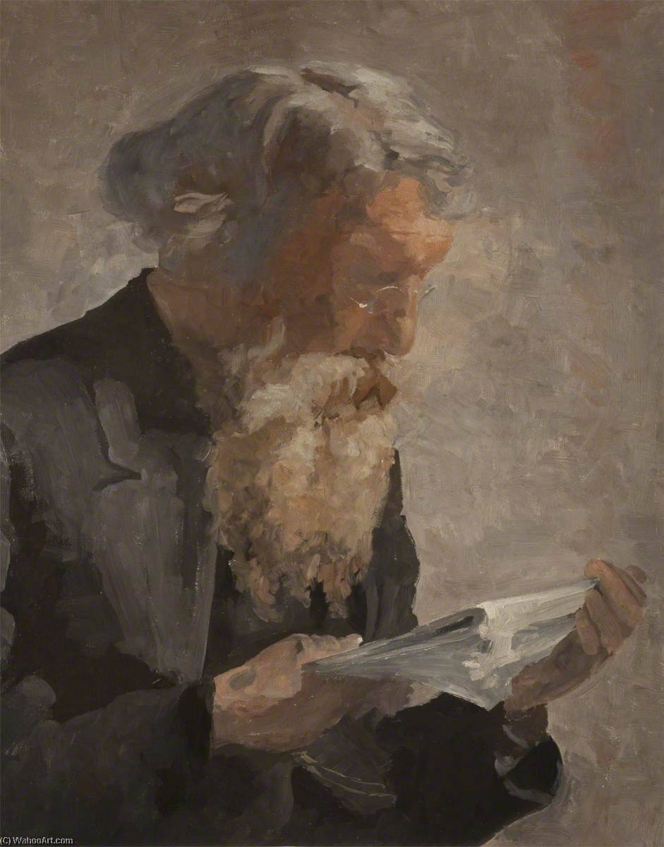 Portrait Of The Artist's Father, William Knox (recto) — Archibald Knox