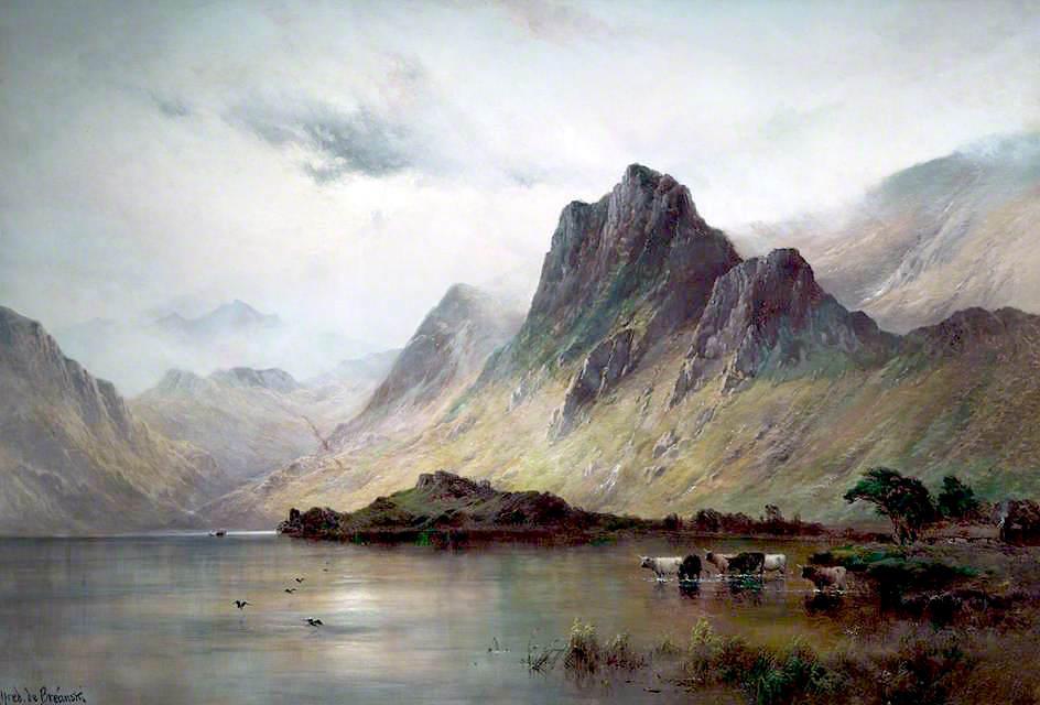 Morning Mist, Kilchurn — Alfred De Breanski Senior