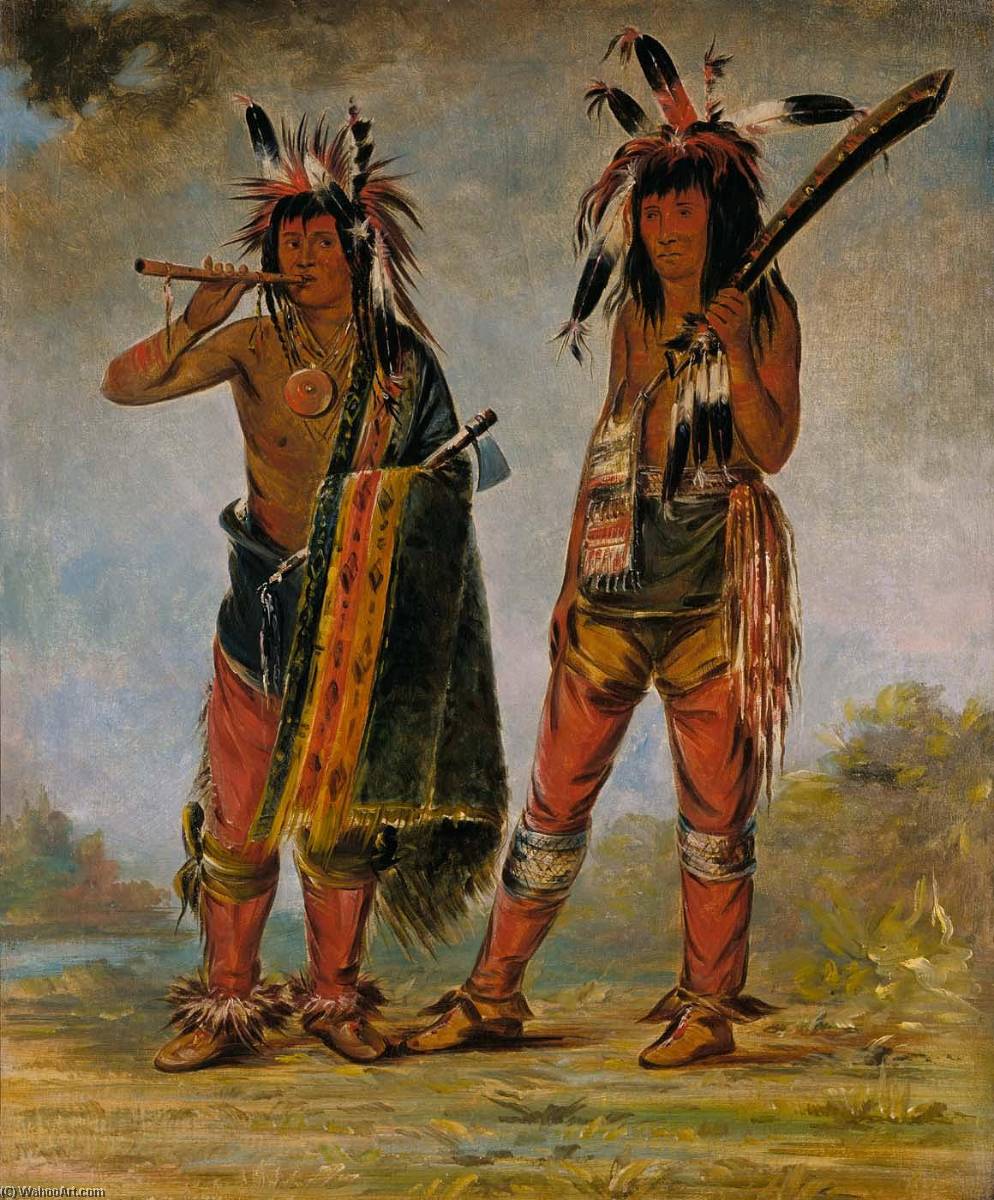 Two Young Men — Джордж Катлин