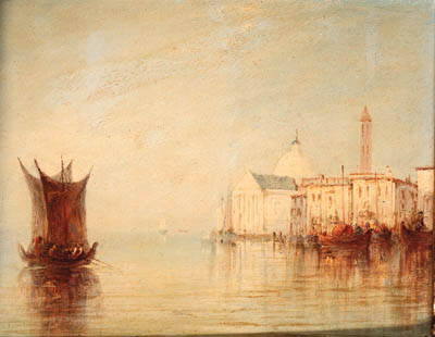 San Giorgio Maggiore From The Lagoon, Venice — James Baker Pyne