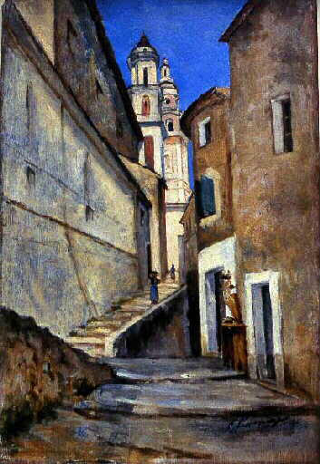 Une Rue De Menton — Jouanny Paul