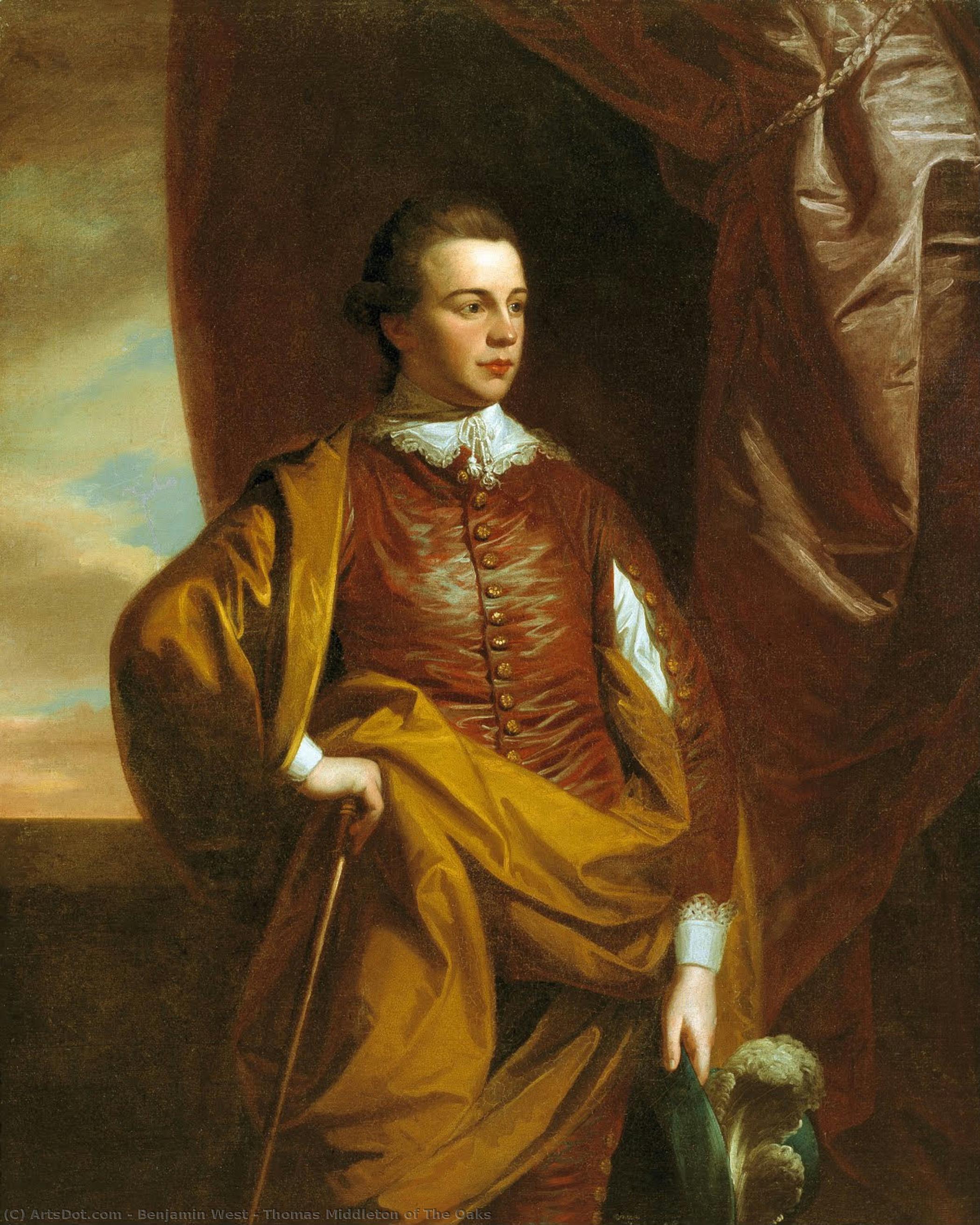 Thomas Middleton Of The Oaks — Benjamin West