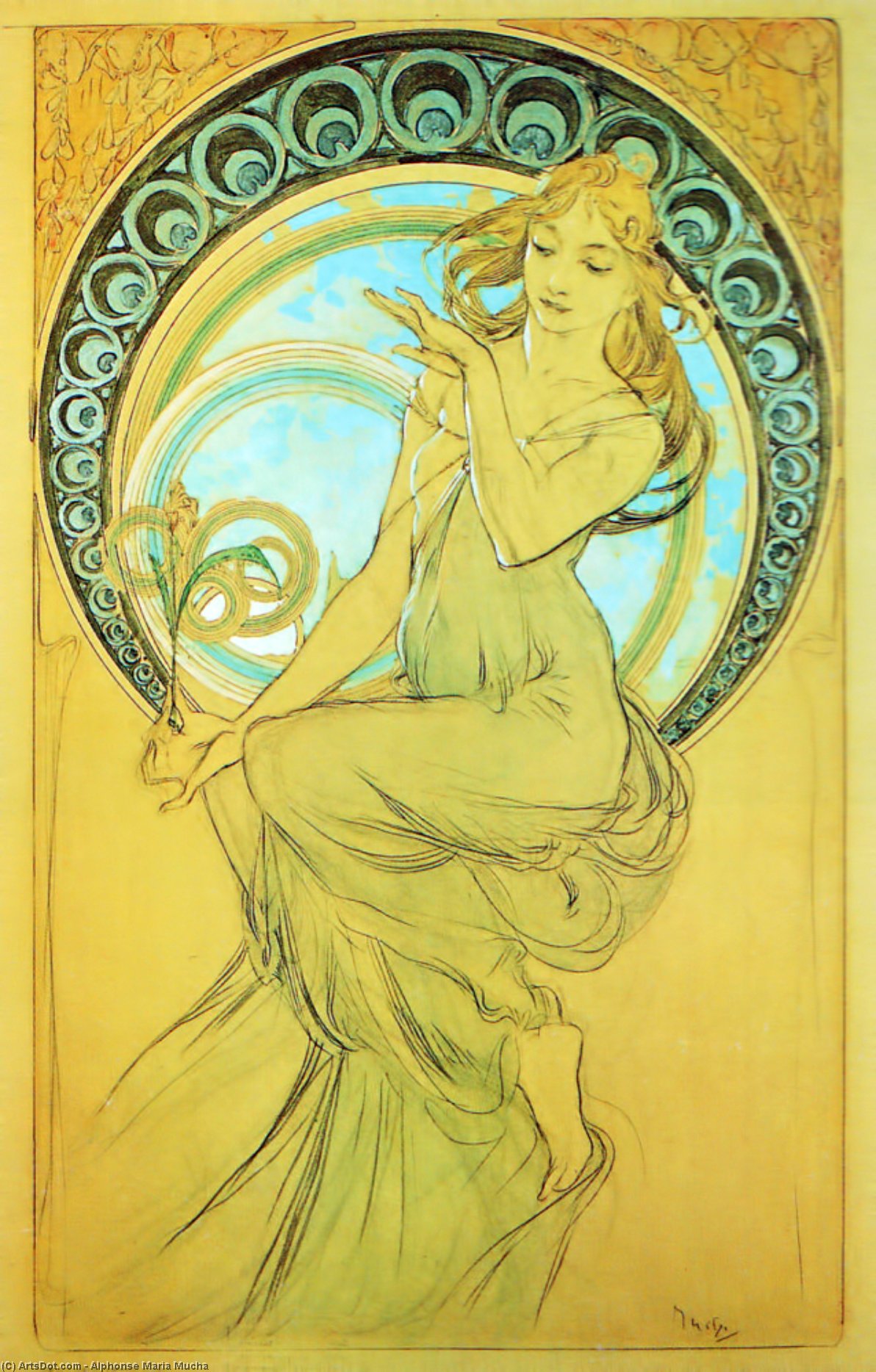 Study For Painting — Альфонс Муха