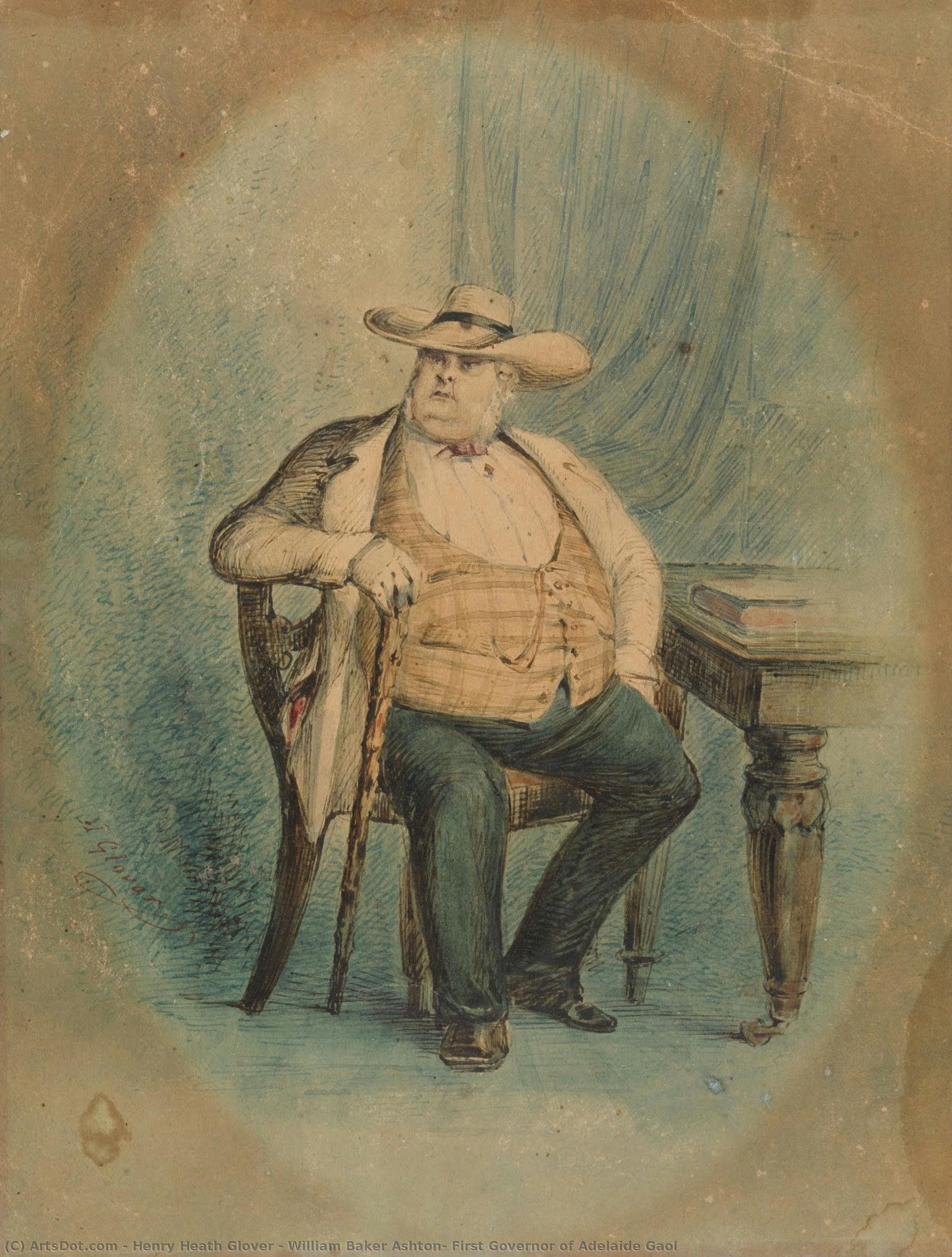 William Baker Ashton, First Governor Of Adelaide Gaol — Henry Heath Glover