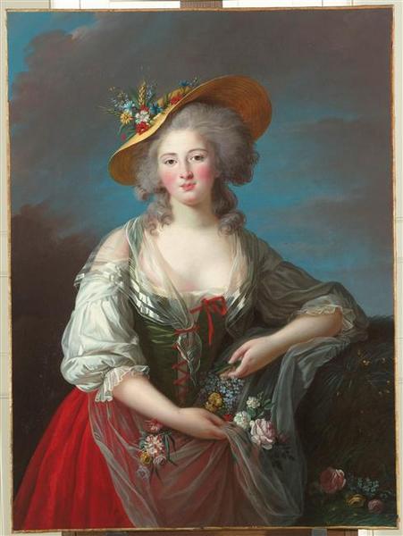 Elisabeth De France, Dite Madame Elisabeth (1764 1794) — Louise Élisabeth Vigée Le Brun