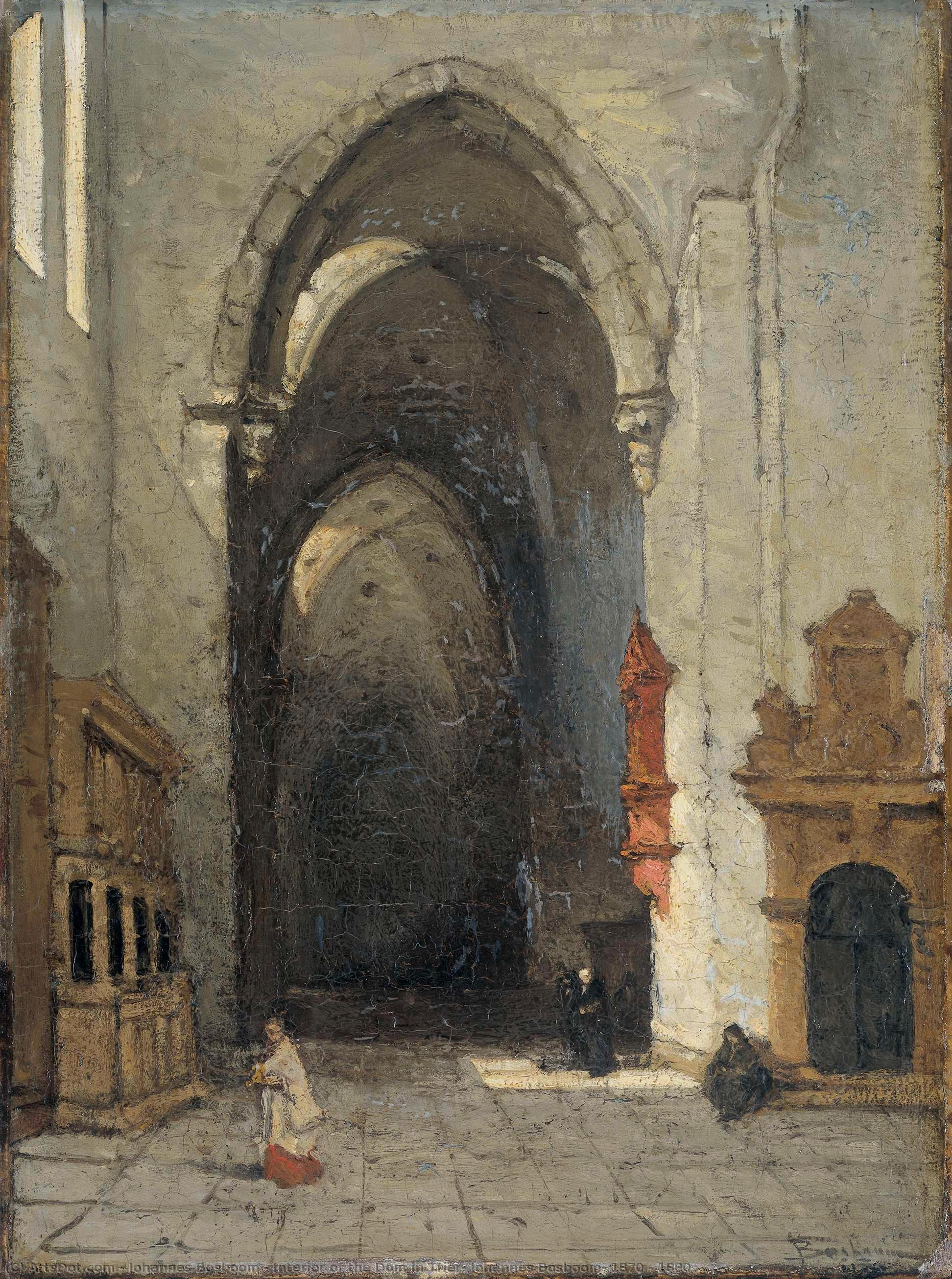 Interior Of The Dom In Trier, Johannes Bosboom, 1870 - 1880 — Johannes Bosboom