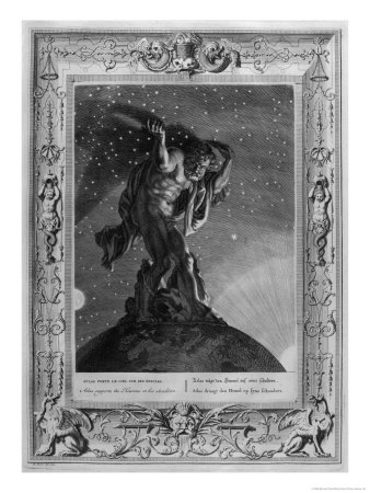 Picart The Titan Atlas Supports The Heavens On His Shoulders — Bernard Picart