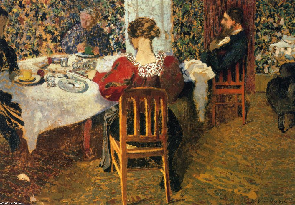 The End Of Breakfast At Madam Vuillard's — Jean-édouard Vuillard