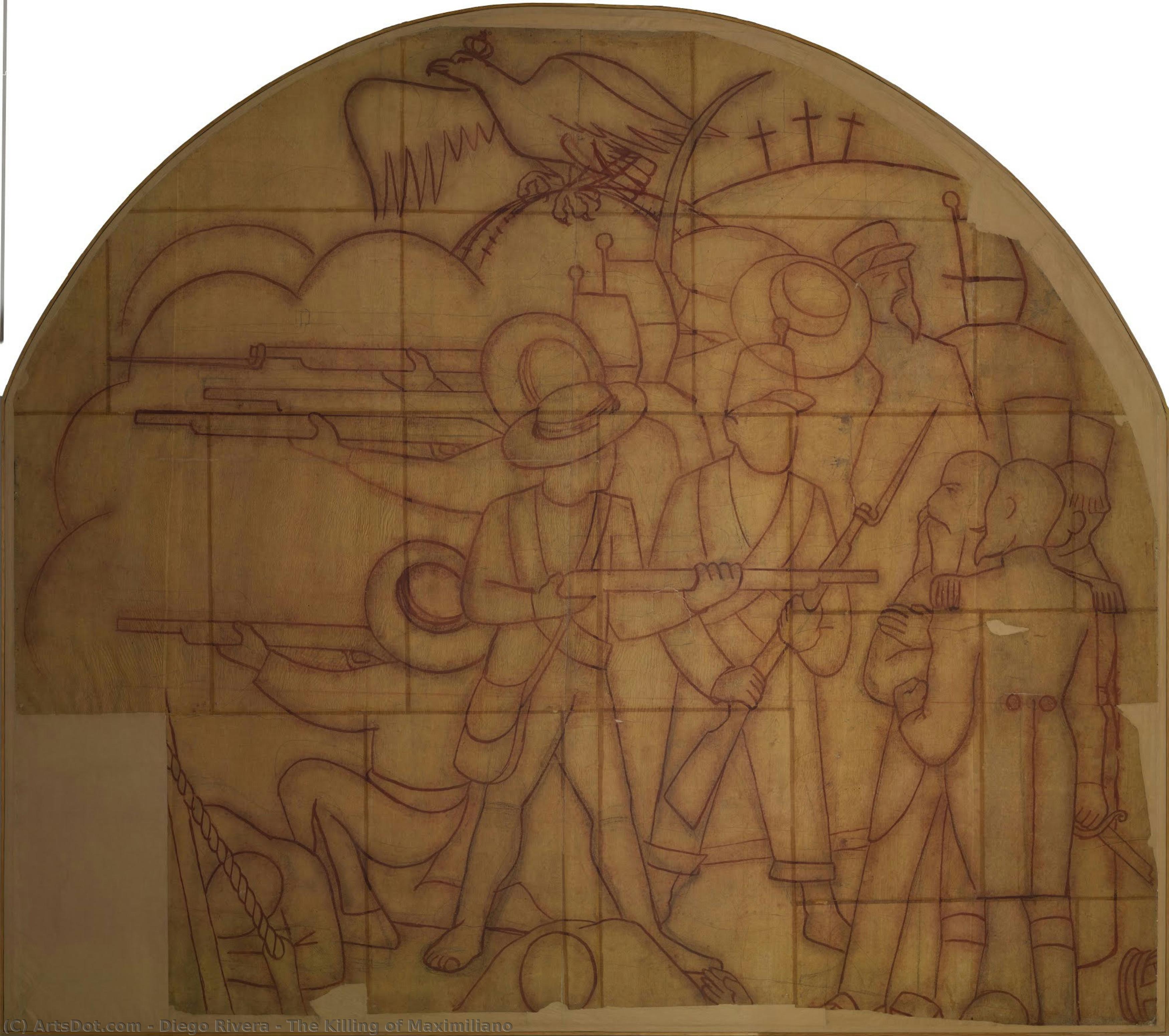 The Killing Of Maximiliano — Дијего Ривера