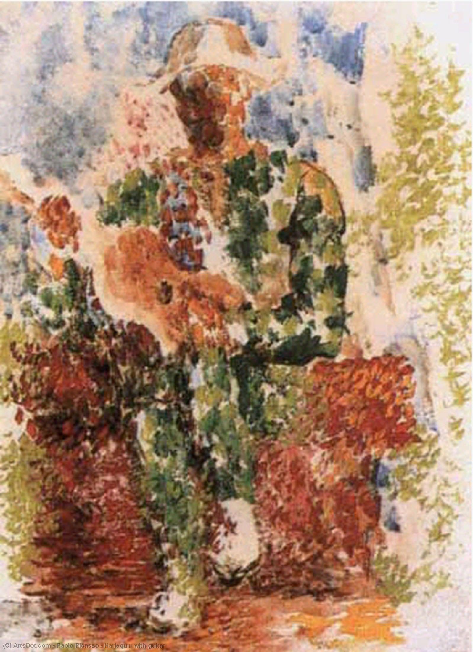 Harlequin With Guitar — パブロ・ピカソ