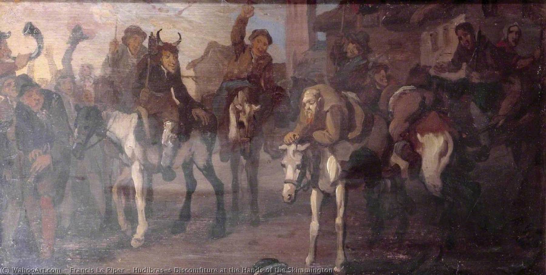 Hudibras's Discomfiture At The Hands Of The Skimmington — Francis Le Piper