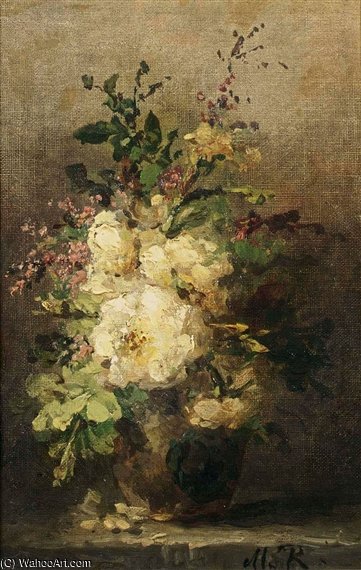 A Flower Still Life — Margaretha Roosenboom